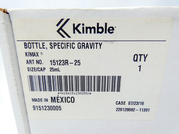 KIMBLE KIMAX 15123R-25 NSMP