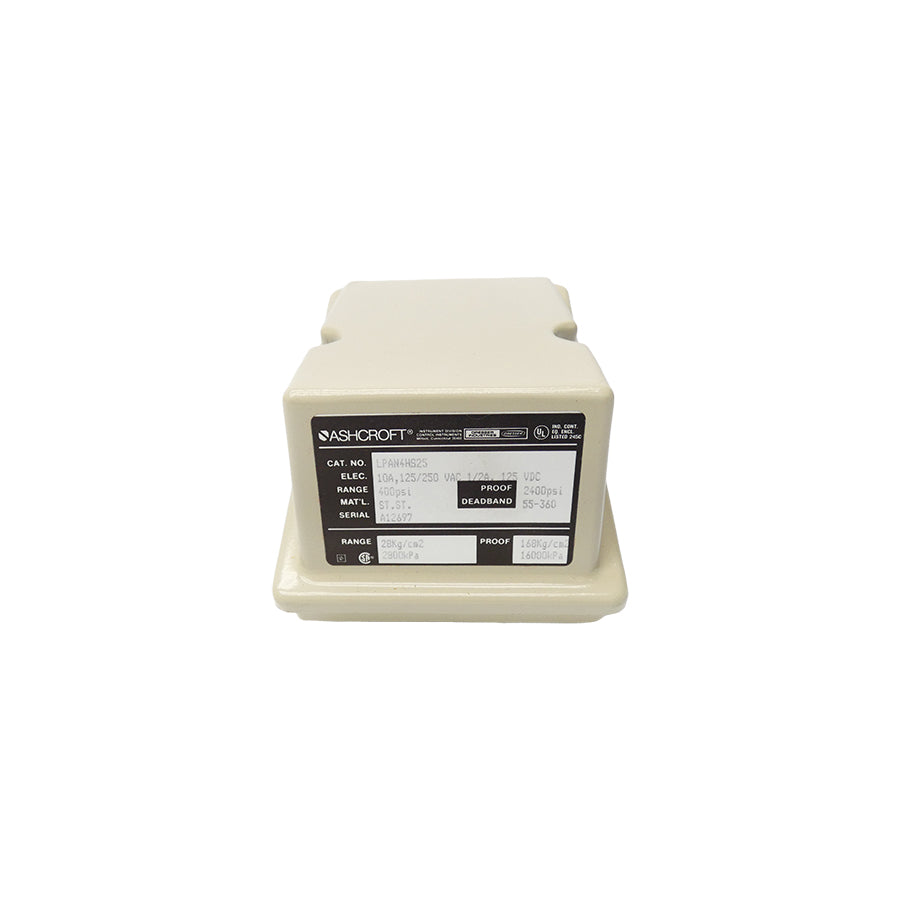 ASHCROFT LPAN4HS25 125/250VAC 10A 2400PSI NSNP