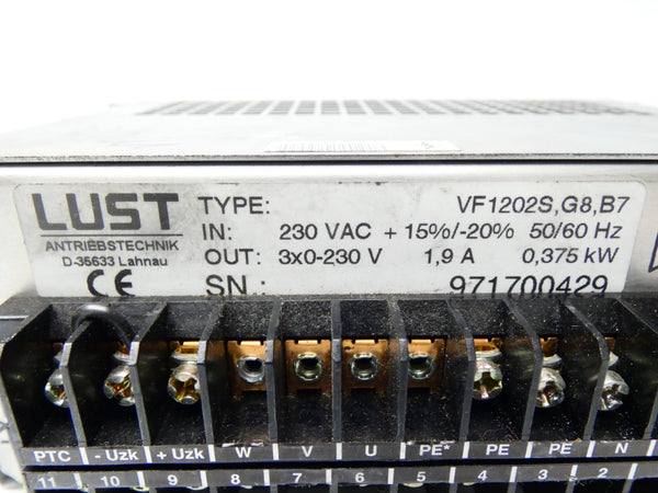 LUST VF1202S.G8.B7 230VAC 1.9A UNMP