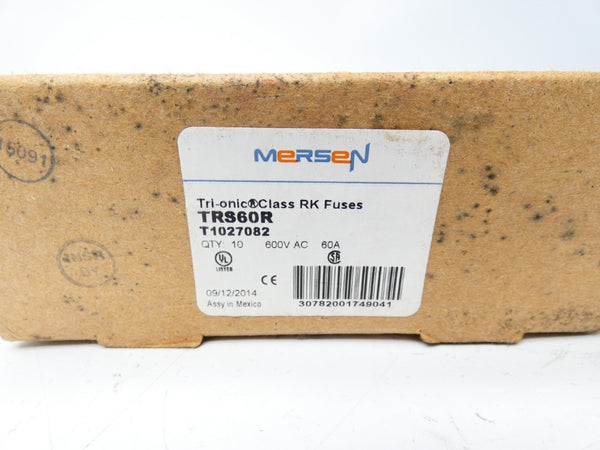 MERSEN TRS60R 600VAC 60A (PKG OF 10) (BR/OR) NSMP