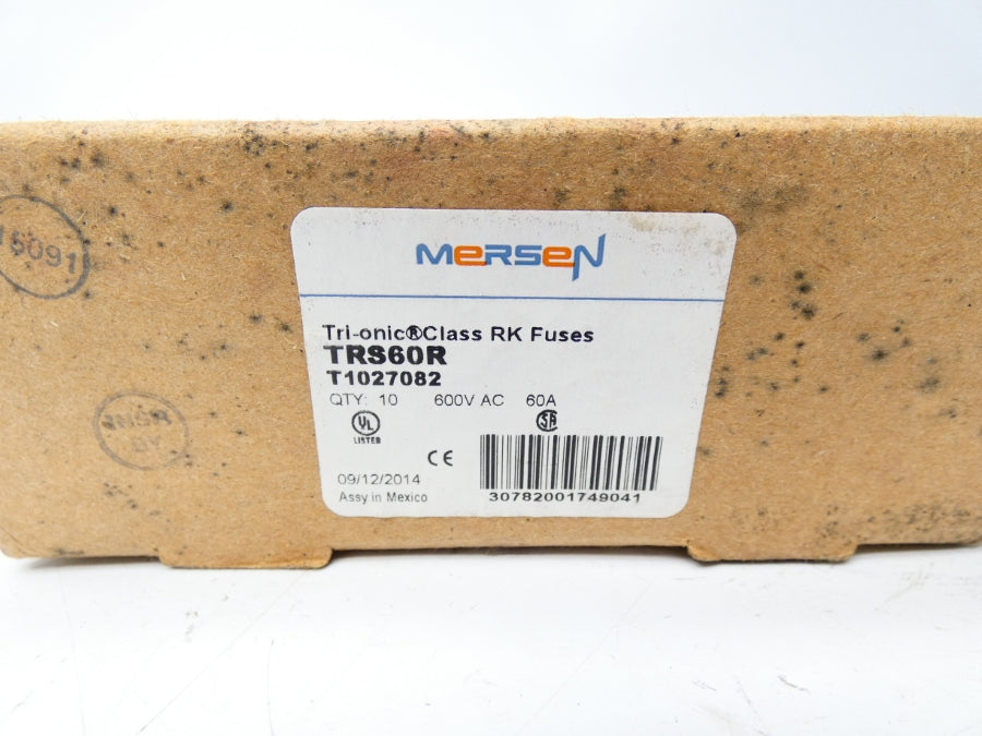 MERSEN TRS60R 600VAC 60A (PKG OF 10) (BR/OR) NSMP