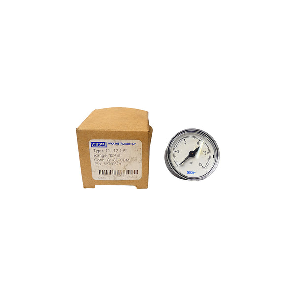 WIKA 52750578 15PSI 1-1/2" NSMP