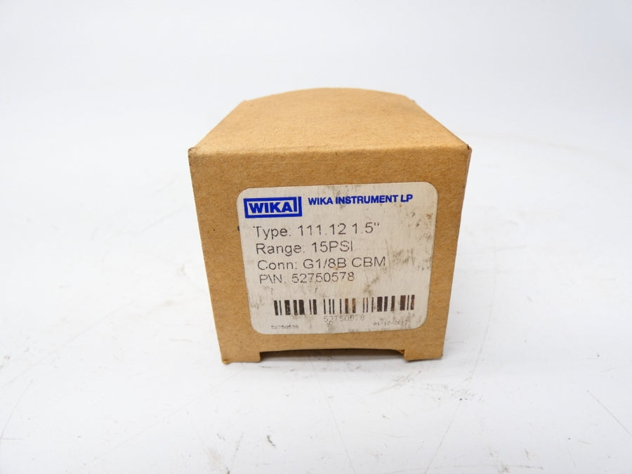 WIKA 52750578 15PSI 1-1/2" NSMP