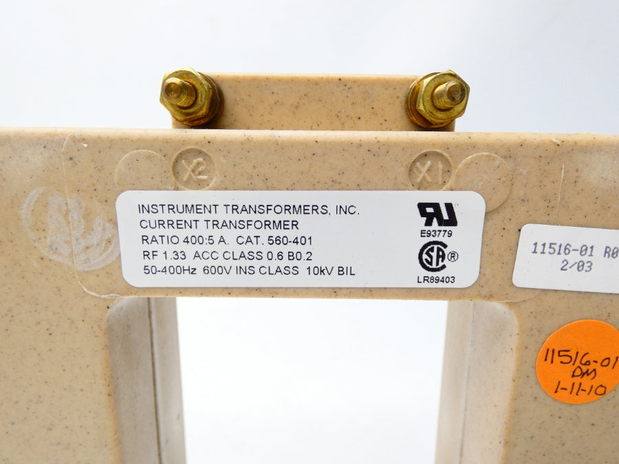 INSTRUMENT TRANSFORMERS 560-401 600V NSMP