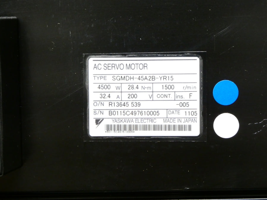 YASKAWA SGMDH-45A2B-YR15 200V 32.4A NSMP