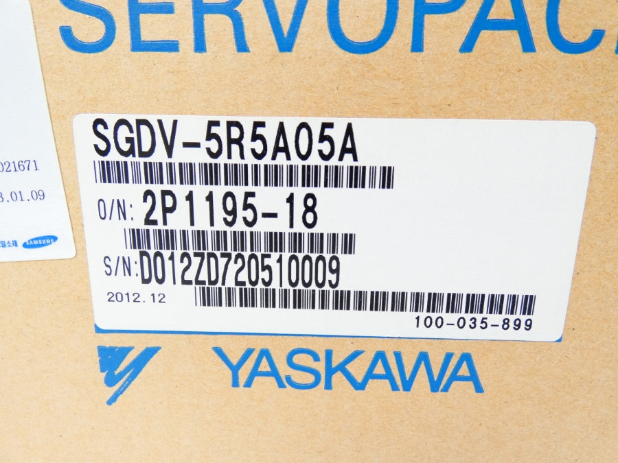 YASKAWA SGDV-5R5A05A 200-230V 3.7A NSMP