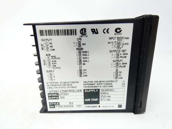 YOKOGAWA UT351-00 100-240VAC NSMP