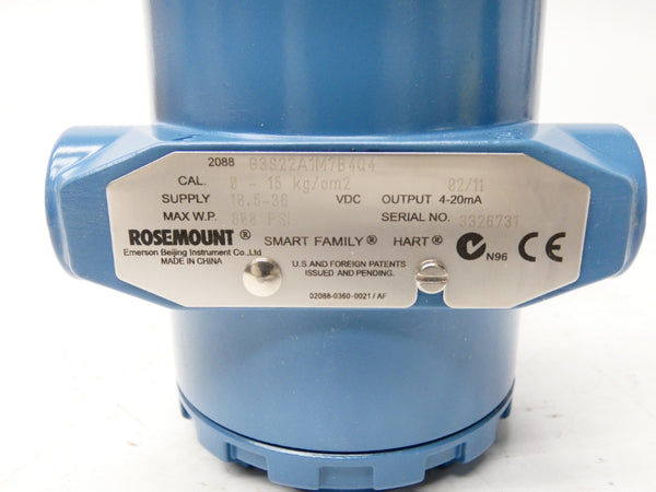 ROSEMOUNT 2088G3S22A1M7B4Q4 10.5-36VDC 800PSI NSMP