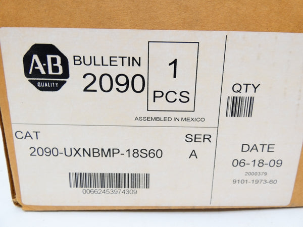 ALLEN BRADLEY 2090-UXNBMP-18S60 SER. A NSMP