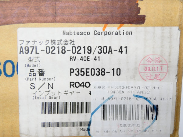 NABTESCO A97L-0218-0219/30A-41 P35E038-10 NSMP