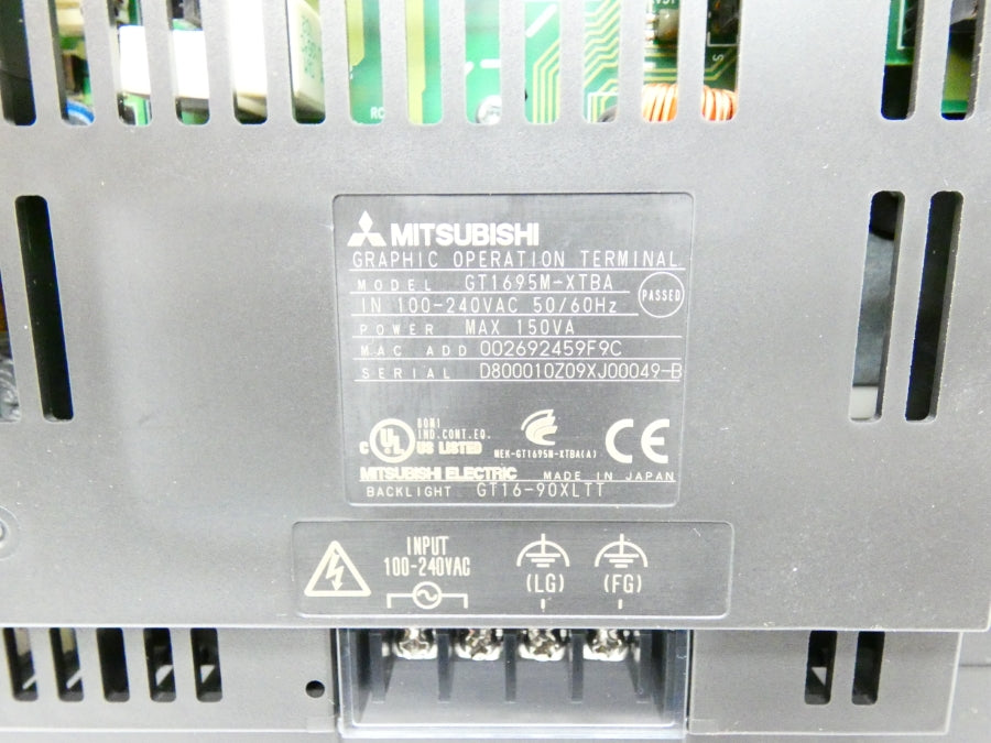 MITSUBISHI GT1695M-XTBA 100-240VAC NSMP
