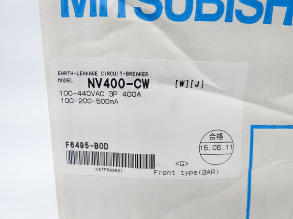 MITSUBISHI NV400-CW 100-440VAC 400A NSMP
