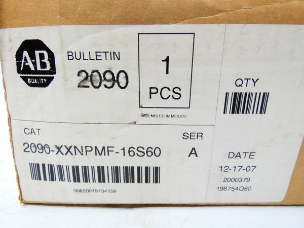 ALLEN BRADLEY 2090-XXNPMF-16S60 SER. A NSMP