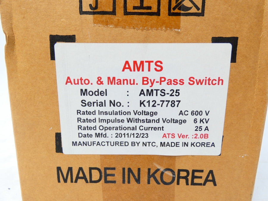NTC AMTS-25 600VAC 25A NSFS