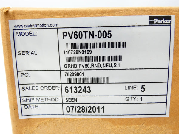 PARKER PV60TN-005 NSMP