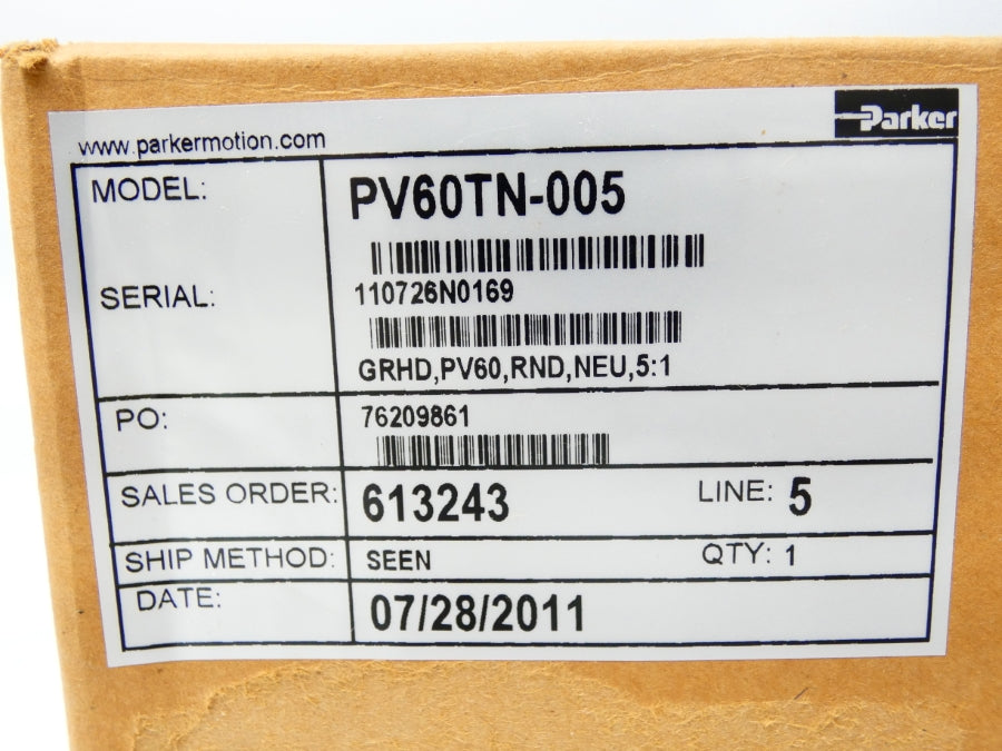 PARKER PV60TN-005 NSMP