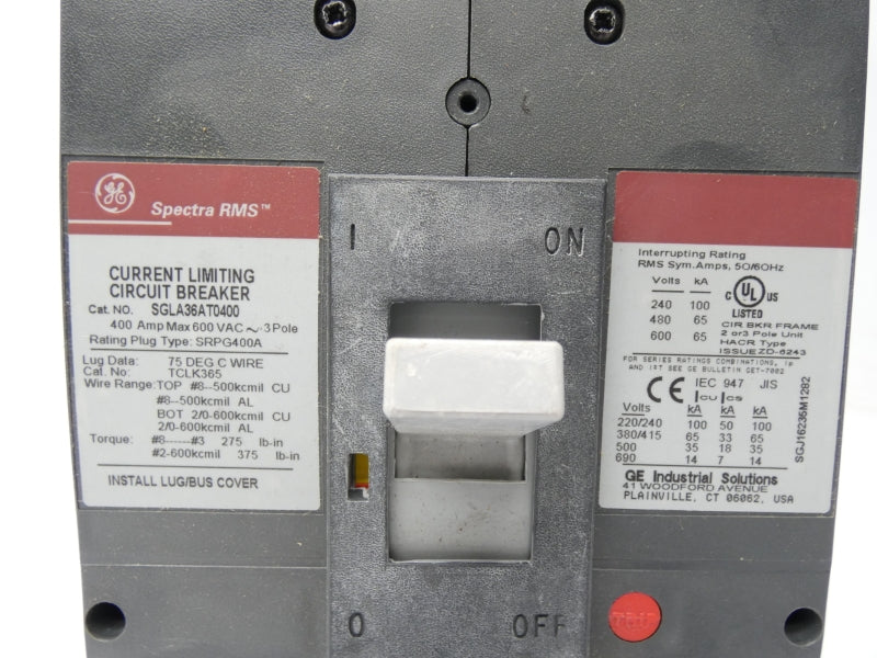 GENERAL ELECTRIC SGLA36AT0400 600V 400A NSMP