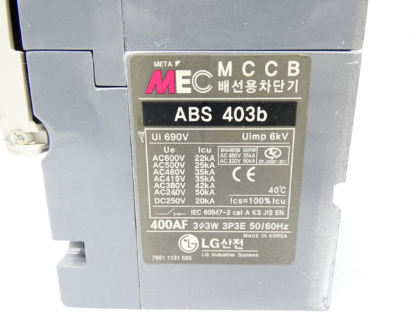 META MEC ABS403B 600VAC 300A NSNP
