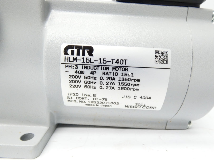 GTR HLM-15L-15-T40T 200V 0.29A NSNP