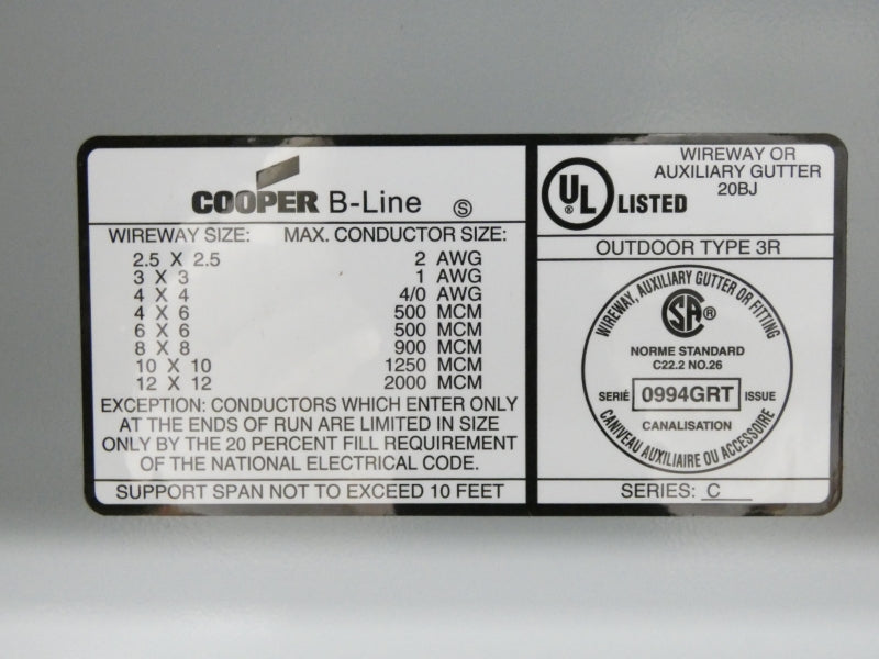 EATON COOPER B-LINE 6636GRTNK NSMP