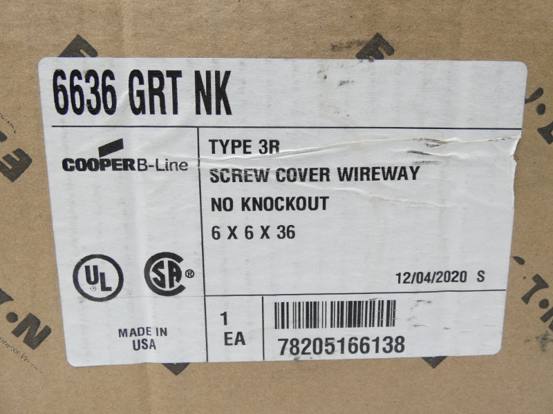 EATON COOPER B-LINE 6636GRTNK NSMP