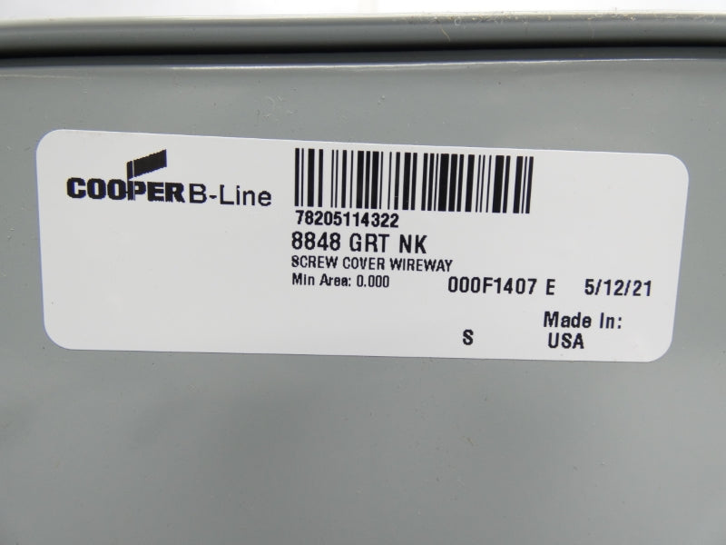 EATON COOPER B-LINE 8848GRTNK NSMP