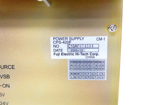 FUJI ELECTRIC CPS-420F 200-240VAC 3A NSNP