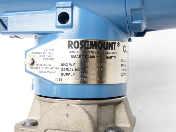 ROSEMOUNT 3095MA1CABA10AA101ABQ4 11-55VDC 0-800PSI NSMP