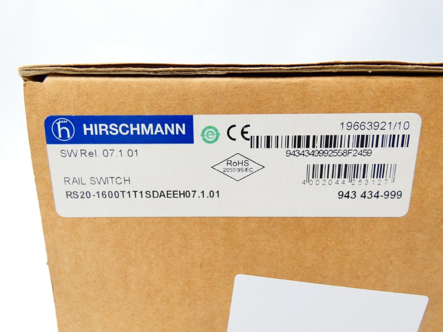 HIRSCHMANN RS20-1600T1T1SDAEEH07.1.01 9.6-60VDC 1-0.2A NSMP