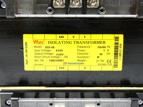 WOON YOUNG 633-48 440V NSNP