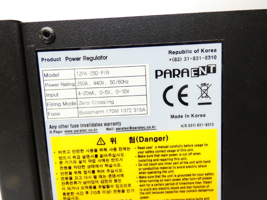 PARA TZP4-250-PIR 440V 250A NSMP