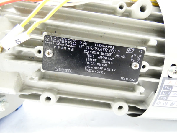 SIEMENS 1LA9083-4KA91-Z NMRV063 220/380V 3.3/1.92A NSNP