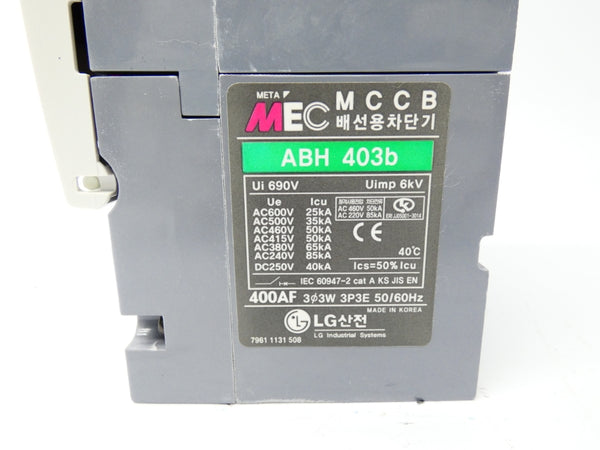 META MEC ABH403B 600VAC 400A NSNP