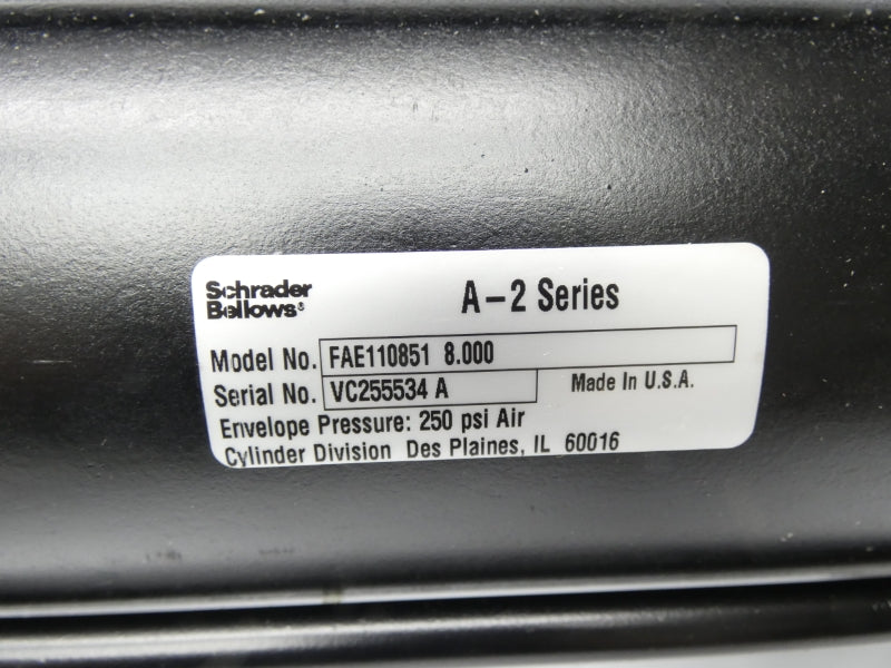 SCHRADER BELLOWS FAE1108518.000 250PSI NSNP