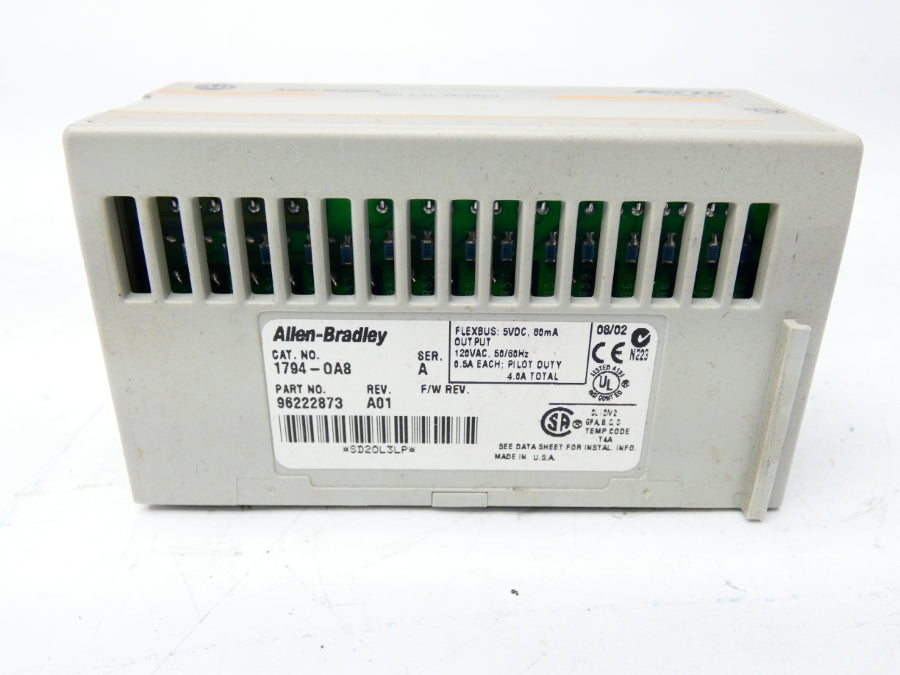 ALLEN BRADLEY 1794-OA8 SER. A REV. A01 120VAC 4A UNMP