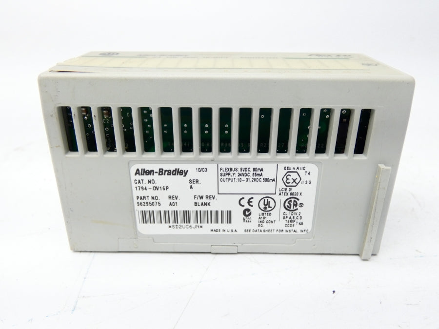 ALLEN BRADLEY 1794-OV16P SER. A REV. A01 24VDC UNMP
