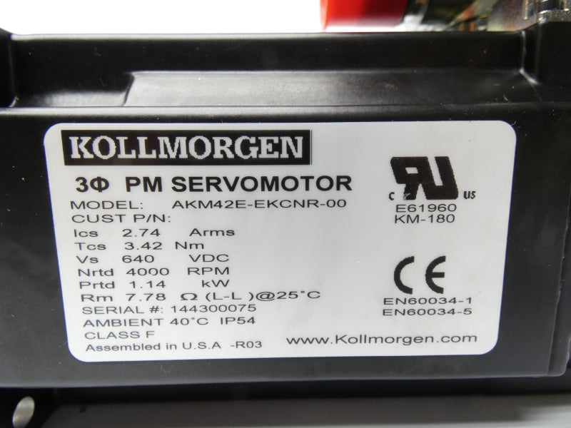 KOLLMORGEN AKM42E-EKCNR-00 640VDC NSMP