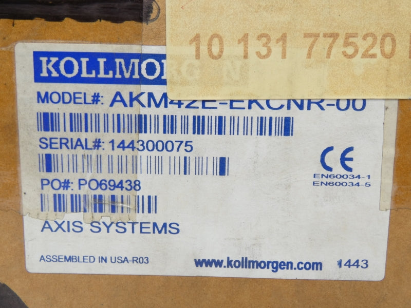 KOLLMORGEN AKM42E-EKCNR-00 640VDC NSMP