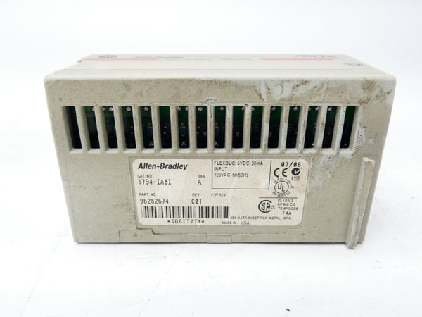 ALLEN BRADLEY 1794-IA8I SER. A REV. C01 120VAC UNMP