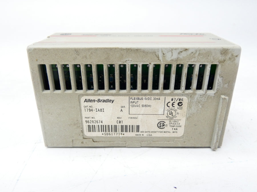 ALLEN BRADLEY 1794-IA8I SER. A REV. C01 120VAC UNMP