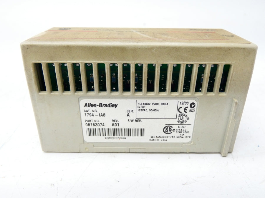 ALLEN BRADLEY 1794-IA8 SER. A REV. A01 120VAC UNMP