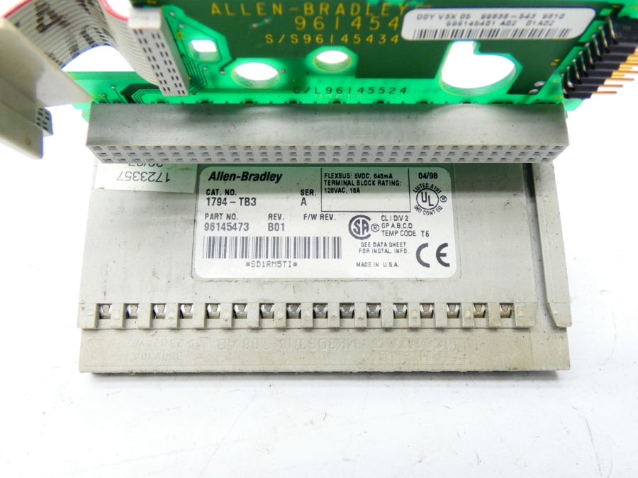 ALLEN BRADLEY 1794-TB3 SER. A REV. B01 120VAC 10A (AS IS) UNMP