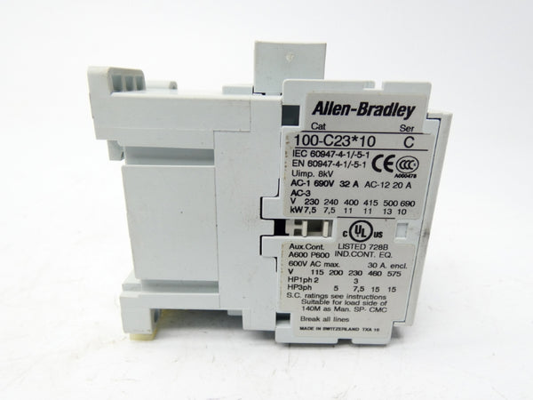 ALLEN BRADLEY 100-C23H10 SER. C 208V 32A UNMP