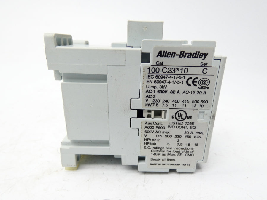 ALLEN BRADLEY 100-C23H10 SER. C 208V 32A UNMP