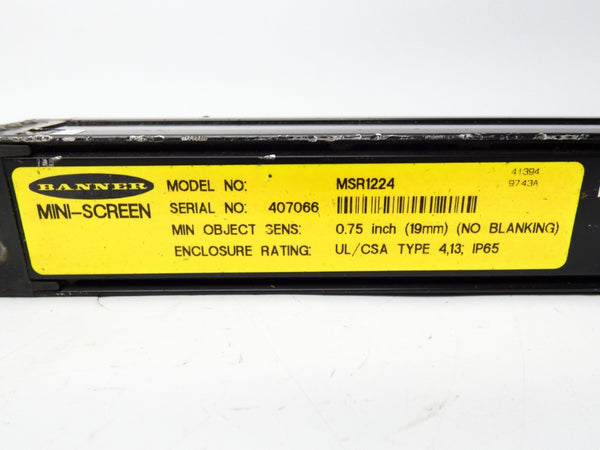 BANNER ENGINEERING MSR1224 UNMP