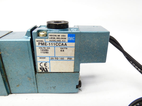 MAC 821C-PM-111CC-152 110/120V 25-150PSI UNMP