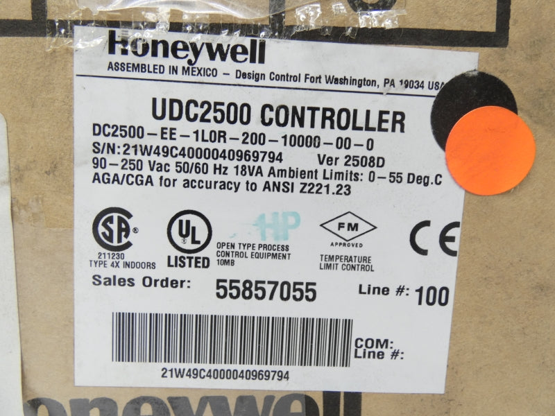 HONEYWELL DC2500-EE-1LOR-200-10000-00-0 90-250VAC NSMP