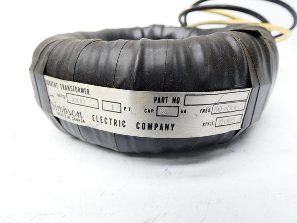 SIMPSON ELECTRIC 886 2005 NSNP