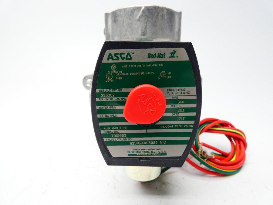 ASCO 8214G03818955 120V 5PSI 3/4" NSNP