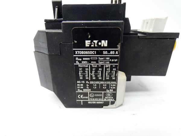 EATON XT0B65DC1 690V 50-65A UNMP